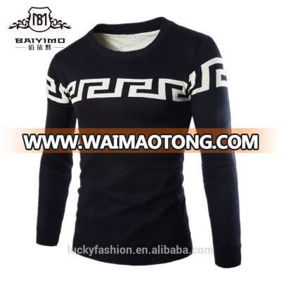 China Supplier Custom Latest Designs Pullover Wool Cashmere Sweater For Men