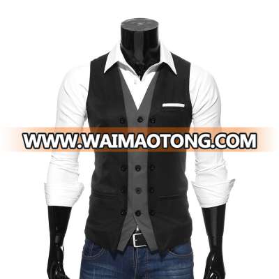 New Design Fashion Style Slim Formal Waistcoat Wedding Suit Vest For Men