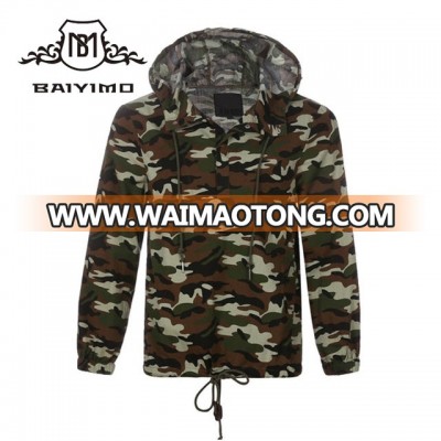 Custom Camo Patched Bomber Waterproof Windbreaker Sailing Jacket